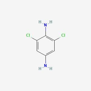 Chemical structure of 2,6-Dichlorobenzene-1,4-diamine