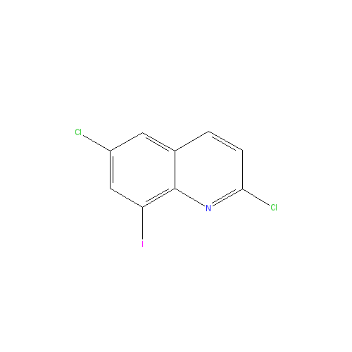 Chemical structure of 2,6-Dichloro-8-iodoquinoline