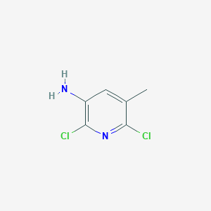 Chemical structure of 2,6-Dichloro-5-methylpyridin-3-amine