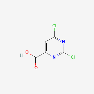 Chemical structure of 2,6-Dichloropyrimidine-4-carboxylic acid