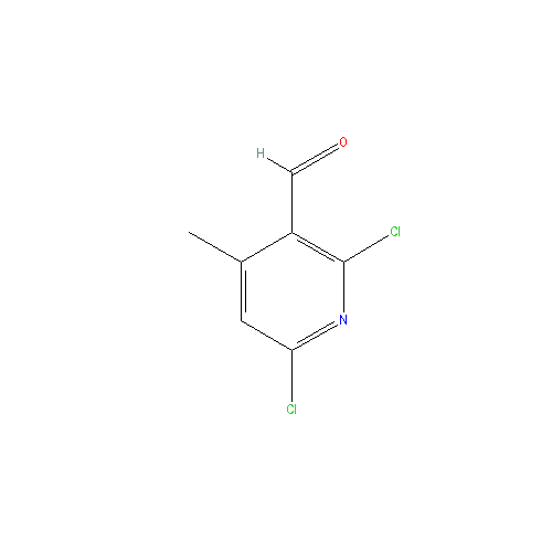 Chemical structure of 2,6-Dichloro-4-methylnicotinaldehyde