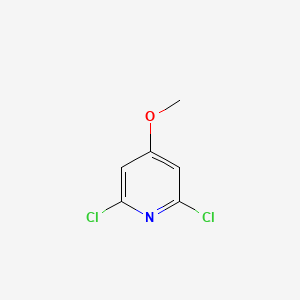 Chemical structure of 2,6-dichloro-4-methoxypyridine