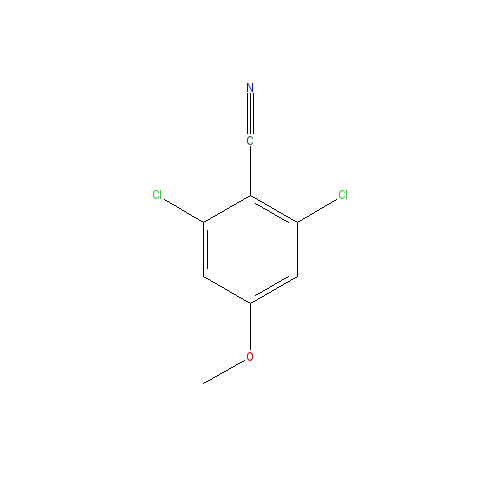 Chemical structure of 2,6-Dichloro-4-methoxybenzonitrile