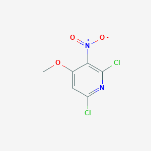 Chemical structure of 2,6-Dichloro-4-methoxy-3-nitropyridine