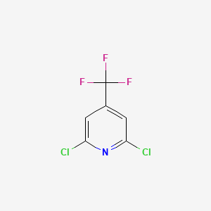 Chemical structure of 2,6-Dichloro-4-(trifluoromethyl)pyridine