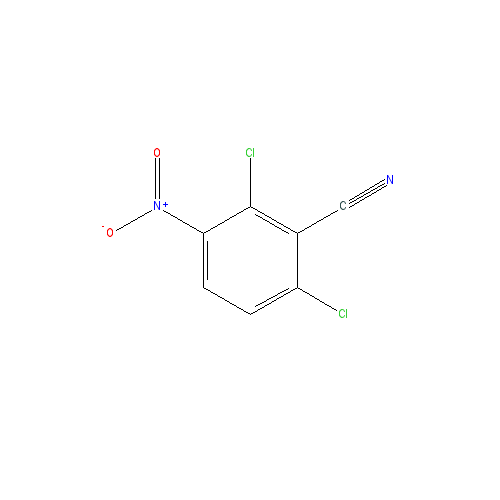 Chemical structure of 2,6-Dichloro-3-nitrobenzonitrile