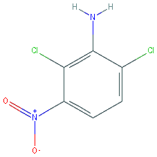 Chemical structure of 2,6-Dichloro-3-nitroaniline
