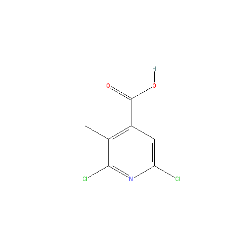 Chemical structure of 2,6-Dichloro-3-methylisonicotinic acid