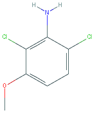 Chemical structure of 2,6-Dichloro-3-methoxyaniline