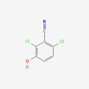 Chemical structure of 2,6-Dichloro-3-hydroxybenzonitrile