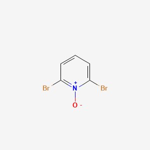 Chemical structure of 2,6-Dibromopyridine N-Oxide