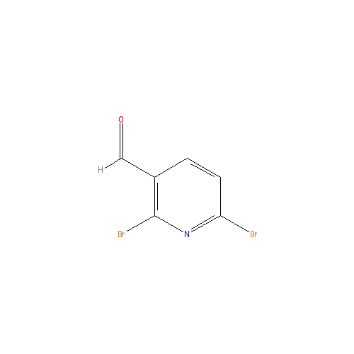 Chemical structure of 2,6-Dibromonicotinaldehyde