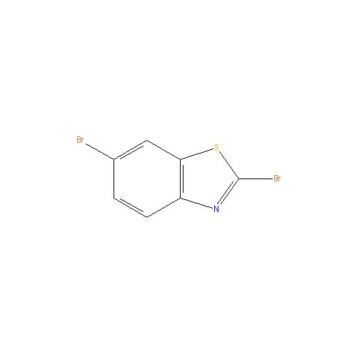 Chemical structure of 2,6-Dibromobenzothiazole