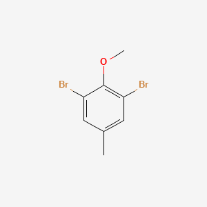 Chemical structure of 2,6-Dibromo-4-methylanisole
