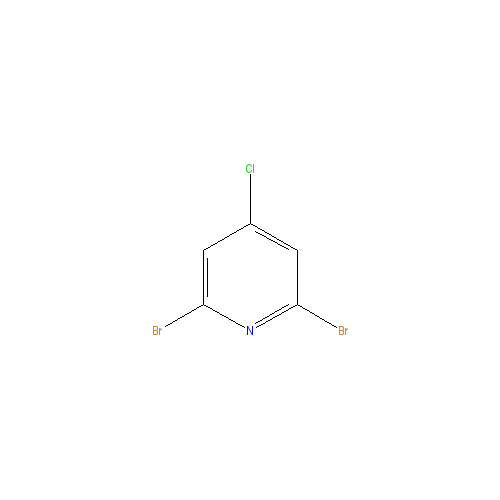 Chemical structure of 2,6-Dibromo-4-chloropyridine