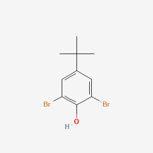 Chemical structure of 2,6-Dibromo-4-tert-butylphenol