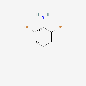 Chemical structure of 2,6-Dibromo-4-(tert-butyl)aniline