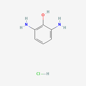 Chemical structure of 2,6-Diaminophenol hydrochloride