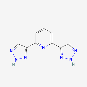 Chemical structure of 2,6-Di(2H-1,2,3-triazol-4-yl)pyridine