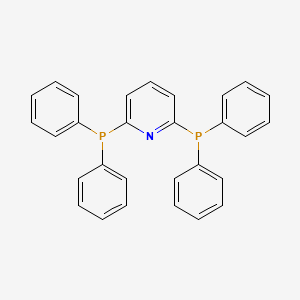 Chemical structure of 2,6-Bis(diphenylphosphino)pyridine