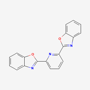 Chemical structure of 2,6-Bis(benzo[d]oxazol-2-yl)pyridine