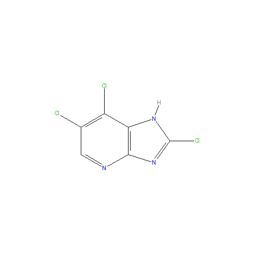 Chemical structure of 2,6,7-TRICHLOROIMIDAZO[1,2-A]PYRIDINE