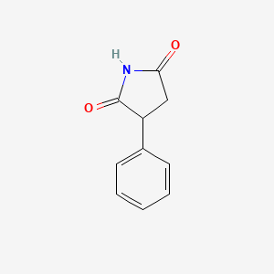 Chemical structure of 3-Phenylpyrrolidine-2,5-dione