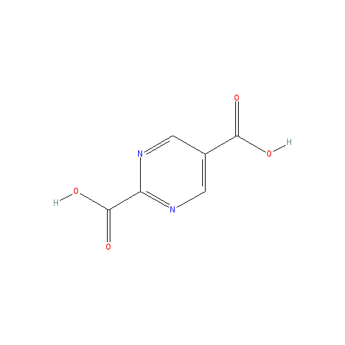Chemical structure of 2,5-Pyrimidinedicarboxylicacid