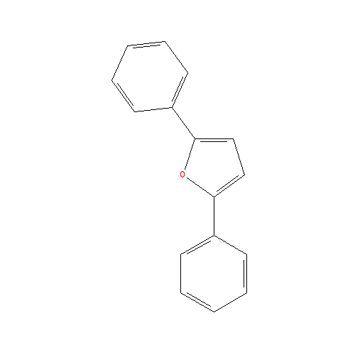 Chemical structure of 2,5-Diphenylfuran