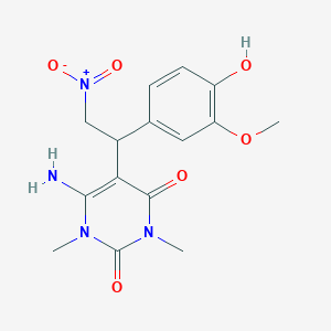 Chemical structure of 2,5-Dioxopyrrolidin-1-yl 6-(2-(tert-butoxycarbonyl)hydrazinyl)nicotinate