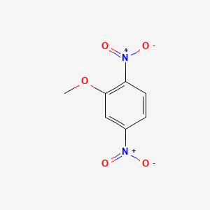 Chemical structure of 2,5-Dinitroanisole