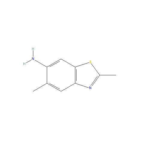 Chemical structure of 2,5-Dimethylbenzo[d]thiazol-6-amine