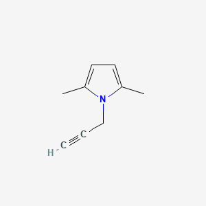 Chemical structure of 2,5-Dimethyl-1-(2-propyn-1-yl)-1H-pyrrole