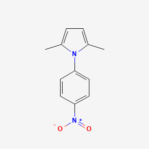 Chemical structure of 2,5-DIMETHYL-1-(4-NITROPHENYL)-1H-PYRROLE