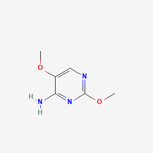Chemical structure of 2,5-Dimethoxypyrimidin-4-amine