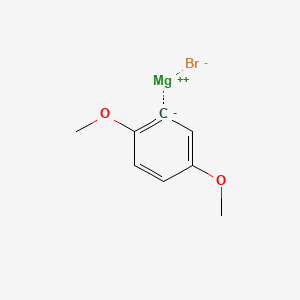 Chemical structure of 2,5-DiMethoxyphenylMagnesiuM broMide