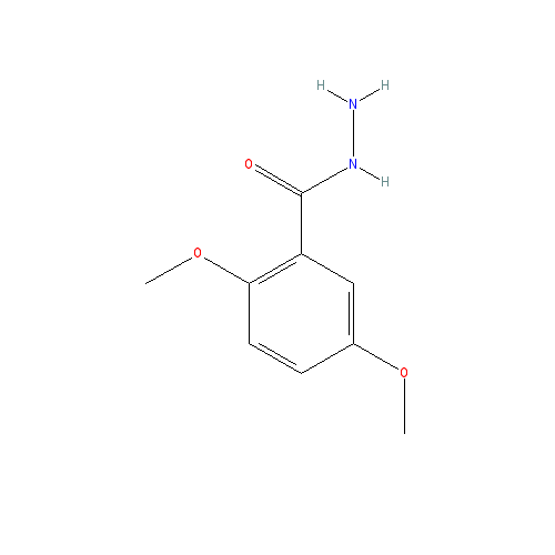 Chemical structure of 2,5-Dimethoxybenzhydrazide