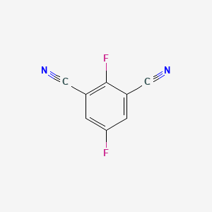 Chemical structure of 2,5-Difluoroisophthalonitrile
