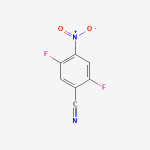 Chemical structure of 2,5-Difluoro-4-nitrobenzonitrile