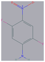 Chemical structure of 2,5-Difluoro-4-nitroaniline