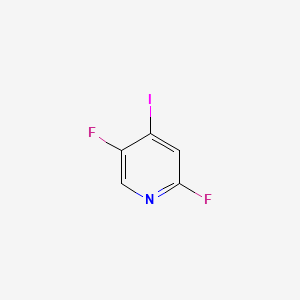 Chemical structure of 2,5-Difluoro-4-iodopyridine