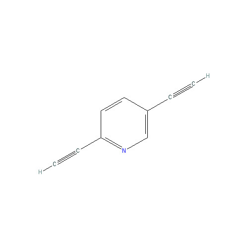 Chemical structure of 2,5-Diethynylpyridine