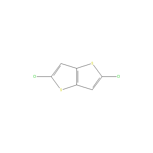 Chemical structure of 2,5-Dichlorothieno[3,2-b]thiophene