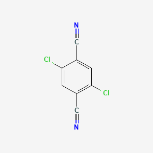 Chemical structure of 2,5-Dichloroterephthalonitrile