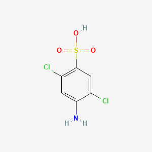 Chemical structure of 2,5-Dichlorosulfanilic Acid