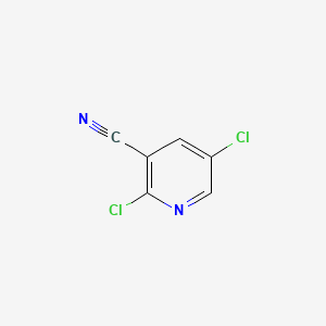 Chemical structure of 2,5-Dichloronicotinonitrile