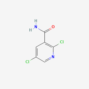 Chemical structure of 2,5-Dichloronicotinamide