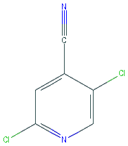 Chemical structure of 2,5-Dichloroisonicotinonitrile