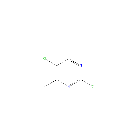 Chemical structure of 2,5-Dichloro-4,6-dimethylpyrimidine