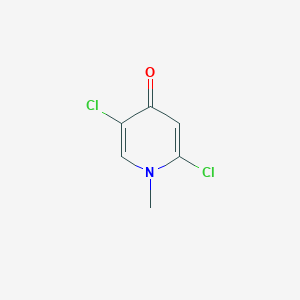 Chemical structure of 2,5-Dichloro-1-methylpyridin-4(1H)-one
